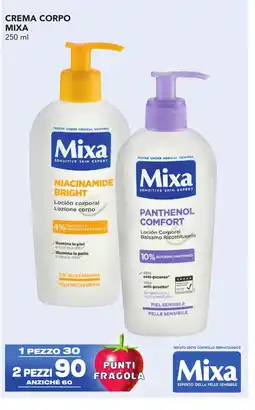 Esselunga Crema corpo MIXA offerta