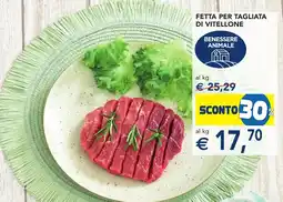 Esselunga Fetta per tagliata di vitellone offerta