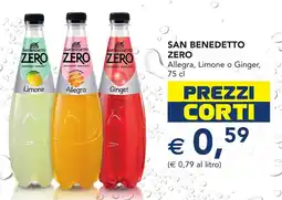Esselunga SAN BENEDETTO ZERO Allegra, Limone o Ginger offerta