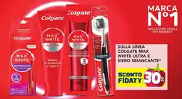 Esselunga Sulla linea colgate max white ultra e siero sbiancante offerta