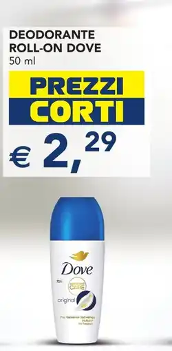 Esselunga Deodorante roll-on DOVE offerta