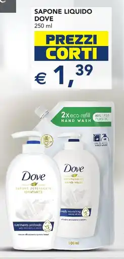 Esselunga Sapone liquido DOVE offerta