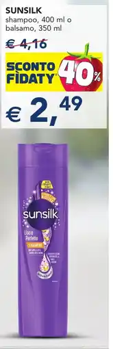 Esselunga SUNSILK shampoo o balsamo offerta