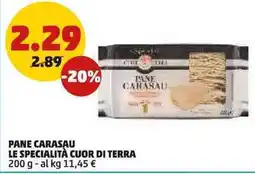 PENNY Pane carasau le specialità cuor di terra offerta