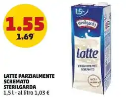 PENNY Latte parzialmente scremato sterilgarda offerta