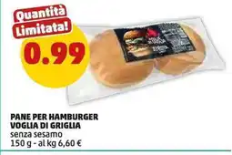 PENNY Pane per hamburger voglia di griglia offerta