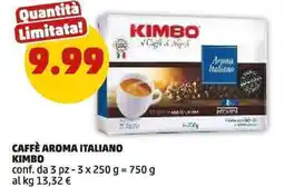 PENNY Caffè aroma italiano KIMBO offerta