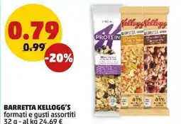 PENNY BARRETTA KELLOGG'S formati e gusti assortiti offerta
