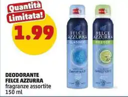 PENNY Deodorante FELCE AZZURRA fragranze assortite offerta