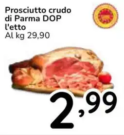 Famila Superstore Prosciutto crudo di Parma DOP l'etto offerta