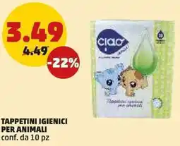 PENNY Tappetini igienici per animali offerta