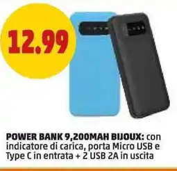 PENNY POWER BANK 9,200MAH BIJOUX offerta