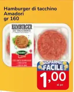 Famila Superstore Hamburger di tacchino Amadori offerta