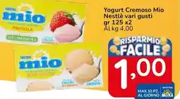 Famila Superstore Yogurt Cremoso Mio Nestlè vari gusti offerta
