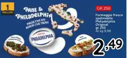 Famila Superstore Formaggio fresco spalmabile Philadelphia Original offerta
