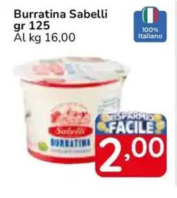 Famila Superstore Burratina Sabelli offerta