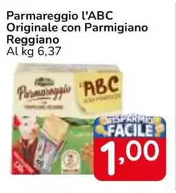 Famila Superstore Parmareggio L'ABC Originale con Parmigiano Reggiano offerta