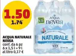 PENNY Acqua naturale NEVEA offerta