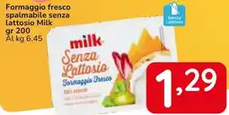 Famila Superstore Formaggio fresco spalmabile senza lattosio Milk offerta