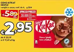 Bennet Cono kitkat NESTLÉ offerta