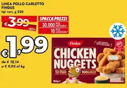 Bennet Linea pollo carletto FINDUS offerta