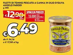 Bennet Filetti di tonno pescato a canna in olio d'oliva ANGELO PARODI offerta