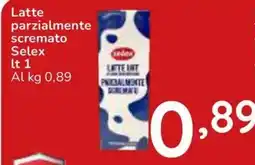 Famila Superstore Latte parzialmente scremato Selex offerta