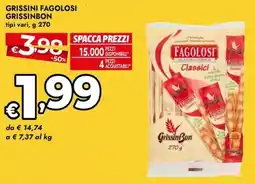 Bennet Grissini fagolosi GRISSINBON offerta