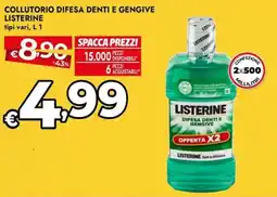 Bennet Collutorio difesa denti e gengive LISTERINE offerta