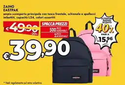 Bennet Zaino EASTPAK offerta