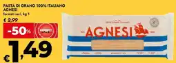 Bennet Pasta di grano 100% italiano AGNESI offerta