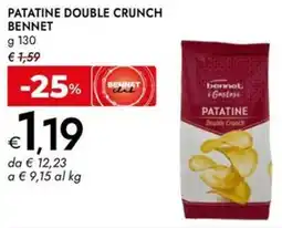 Bennet Patatine double crunch BENNET offerta