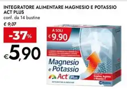 Bennet Integratore alimentare magnesio e potassio ACT PLUS offerta