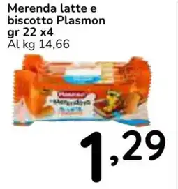 Famila Superstore Merenda latte e biscotto Plasmon offerta