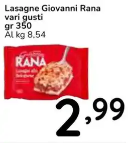 Famila Superstore Lasagne Giovanni Rana vari gusti offerta