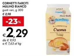 Bennet Cornetti farciti MULINO BIANCO offerta