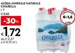 Bennet Acqua minerale naturale CHIARELLA offerta