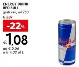 Bennet Energy drink RED BULL offerta