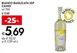 Bennet Bianco basilicata IGP CANIO offerta