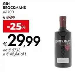 Bennet Gin BROCKMANS offerta