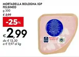 Bennet Mortadella bologna IGP FELSINEO offerta