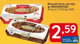 Famila Superstore Biscotti Forti vari tipi offerta