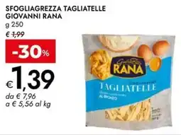 Bennet Sfogliagrezza tagliatelle GIOVANNI RANA offerta