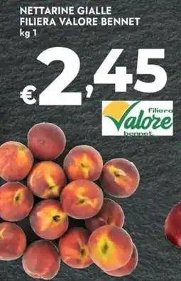 Bennet Nettarine gialle filiera VALORE BENNET offerta