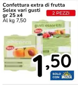 Famila Superstore Confettura extra di frutta Selex vari gusti offerta