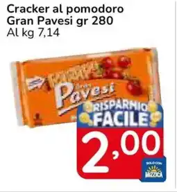 Famila Superstore Cracker al pomodoro Gran Pavesi offerta