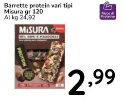Famila Superstore Barrette protein vari tipi Misura offerta