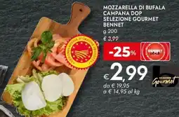 Bennet Mozzarella di bufala campana dop selezione gourmet BENNET offerta