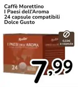 Famila Superstore Caffè Morettino I Paesi dell'Aroma 24 capsule compatibili Dolce Gusto offerta