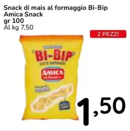 Famila Superstore Snack di mais al formaggio Bi-Bip Amica Snack offerta